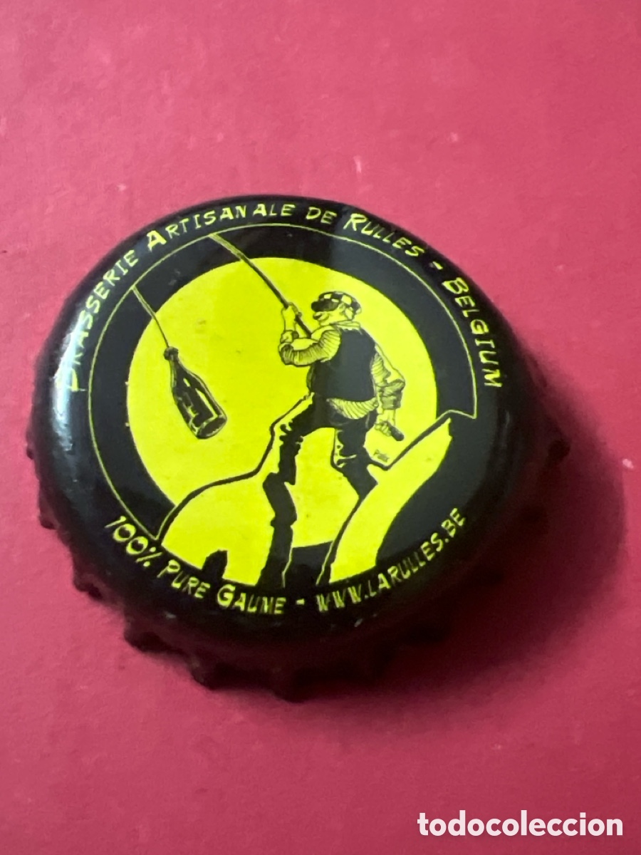 Coleccionismo de cervezas: T4/X140/C6. CHAPA Brasserie Artisanale de Rulles - Belgium 100% Pure Gaume - www.larulles.be