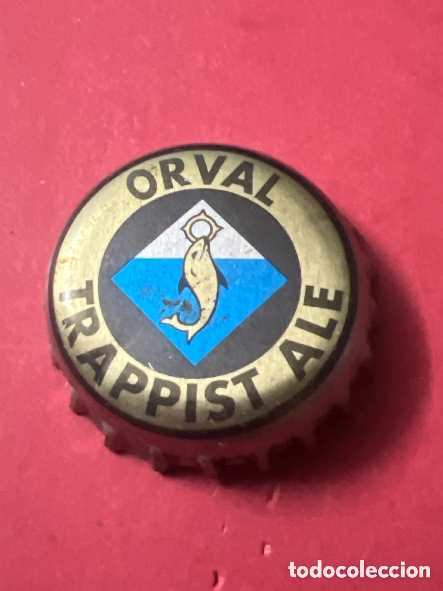 Coleccionismo de cervezas: T4/X140/D3. CHAPA DE CERVEZA BELGA ORVAL TRAPPIST ALE --- B&Eacute;LGICA
