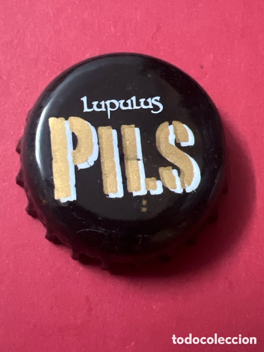 Coleccionismo de cervezas: T4/X140/D6. CHAPA CERVEZA - Lupulus Pils - B&eacute;lgica