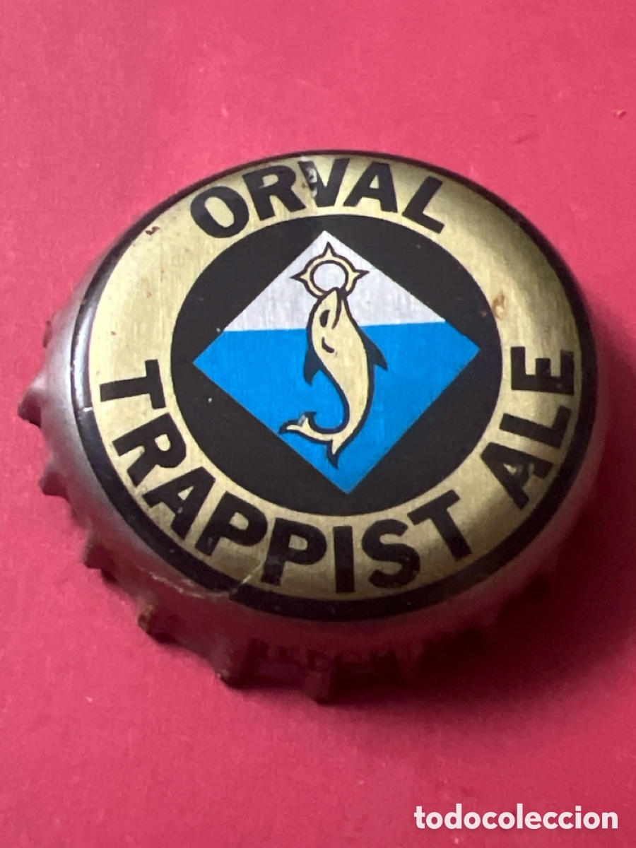 Coleccionismo de cervezas: T4/X140/E2. CHAPA DE CERVEZA BELGA ORVAL TRAPPIST ALE --- B&Eacute;LGICA