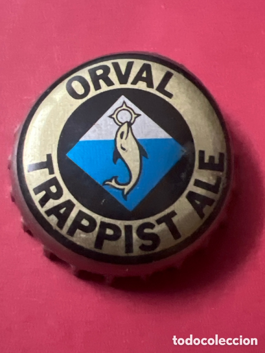 Coleccionismo de cervezas: T4/X140/E3. CHAPA DE CERVEZA BELGA ORVAL TRAPPIST ALE --- B&Eacute;LGICA