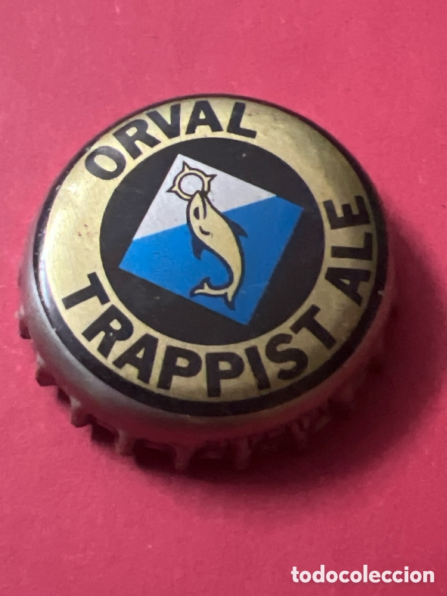 Coleccionismo de cervezas: T4/X140/E4. CHAPA DE CERVEZA BELGA ORVAL TRAPPIST ALE --- B&Eacute;LGICA