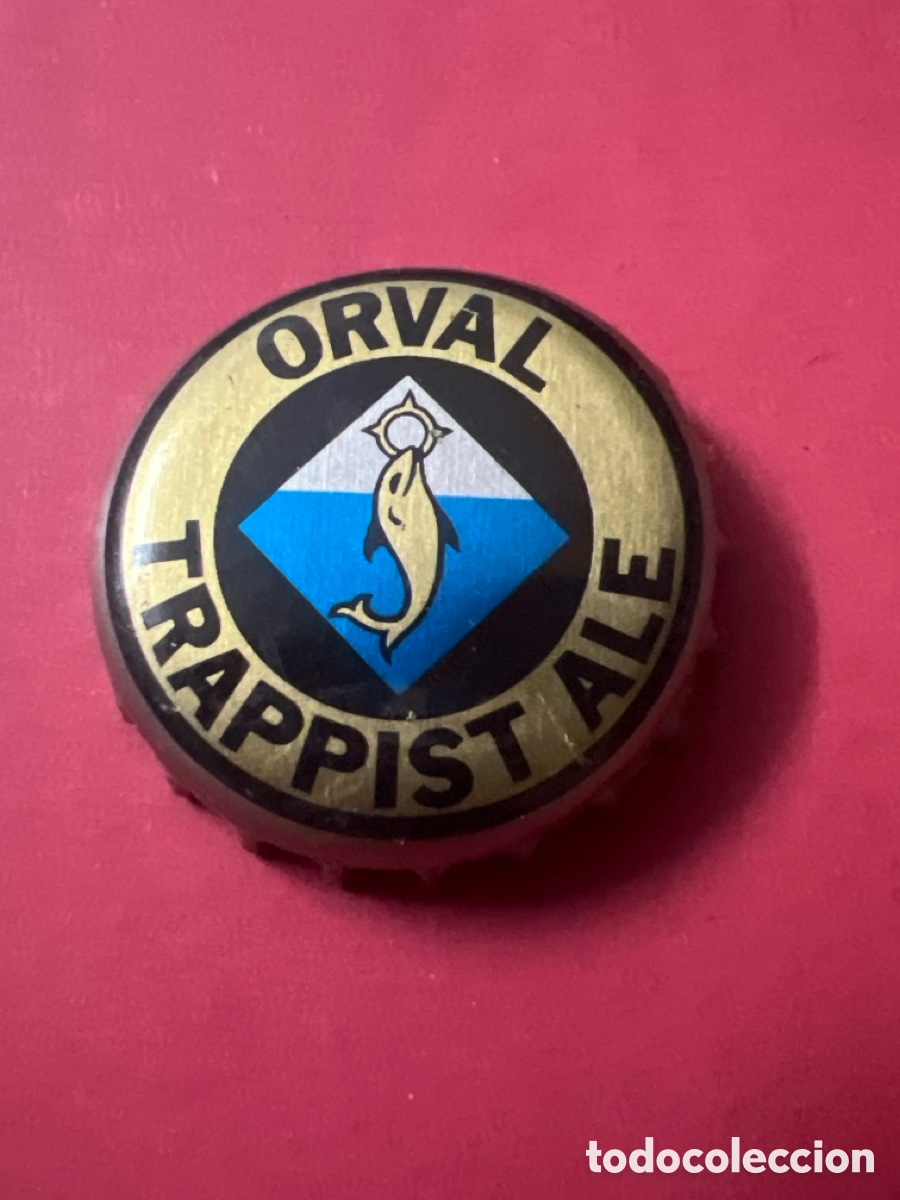Coleccionismo de cervezas: T4/X140/E5. CHAPA DE CERVEZA BELGA ORVAL TRAPPIST ALE --- B&Eacute;LGICA