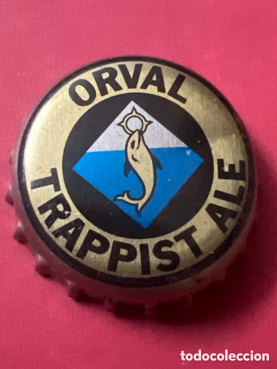 Coleccionismo de cervezas: T4/X140/E6. CHAPA DE CERVEZA BELGA ORVAL TRAPPIST ALE --- B&Eacute;LGICA