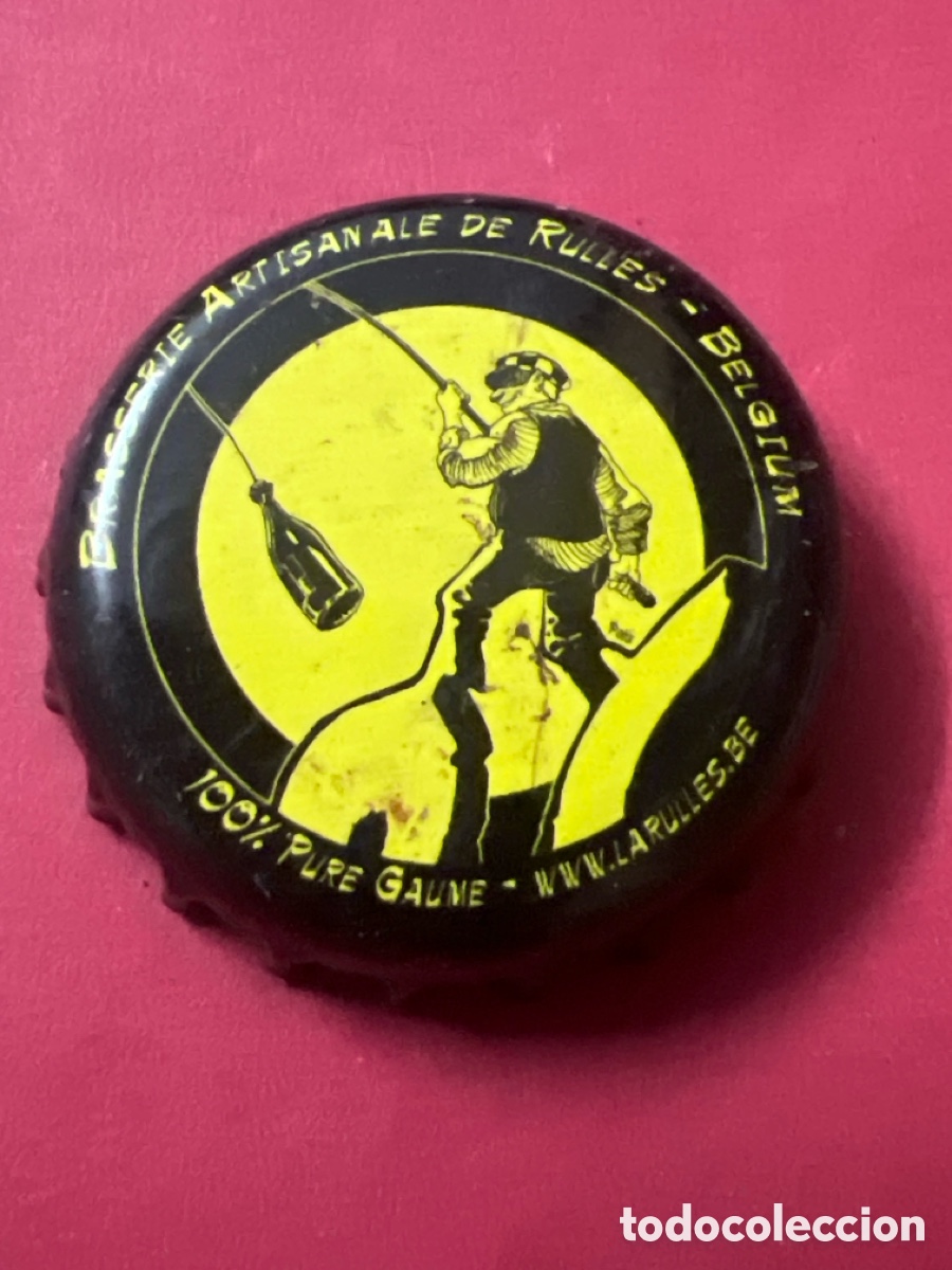 Coleccionismo de cervezas: T4/X140/F1. CHAPA Brasserie Artisanale de Rulles - Belgium 100% Pure Gaume - www.larulles.be