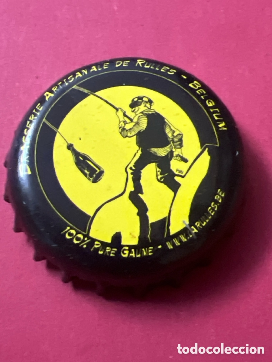 Coleccionismo de cervezas: T4/X140/F3. CHAPA Brasserie Artisanale de Rulles - Belgium 100% Pure Gaume - www.larulles.be