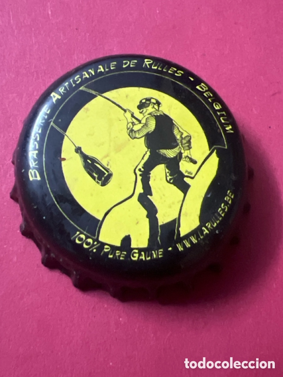 Coleccionismo de cervezas: T4/X140/F4. CHAPA Brasserie Artisanale de Rulles - Belgium 100% Pure Gaume - www.larulles.be
