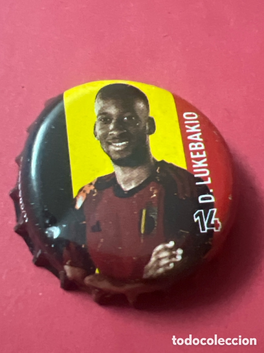 Colecionismo de cervejas: T4/X138/C2. CHAPA CERVEZA - B&Eacute;LGICA - Jupiler Sponsor of the Red Devils 2024 2024