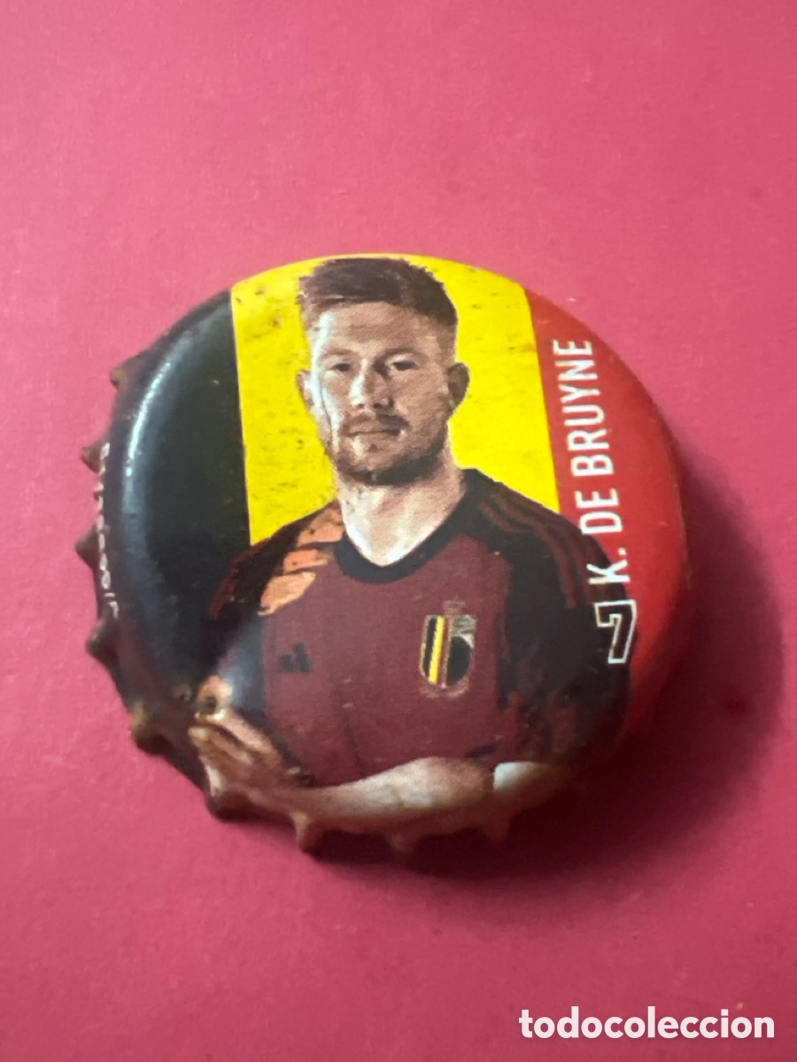 Colecionismo de cervejas: T4/X138/D1. CHAPA CERVEZA - B&Eacute;LGICA - Jupiler Sponsor of the Red Devils 2024 2024