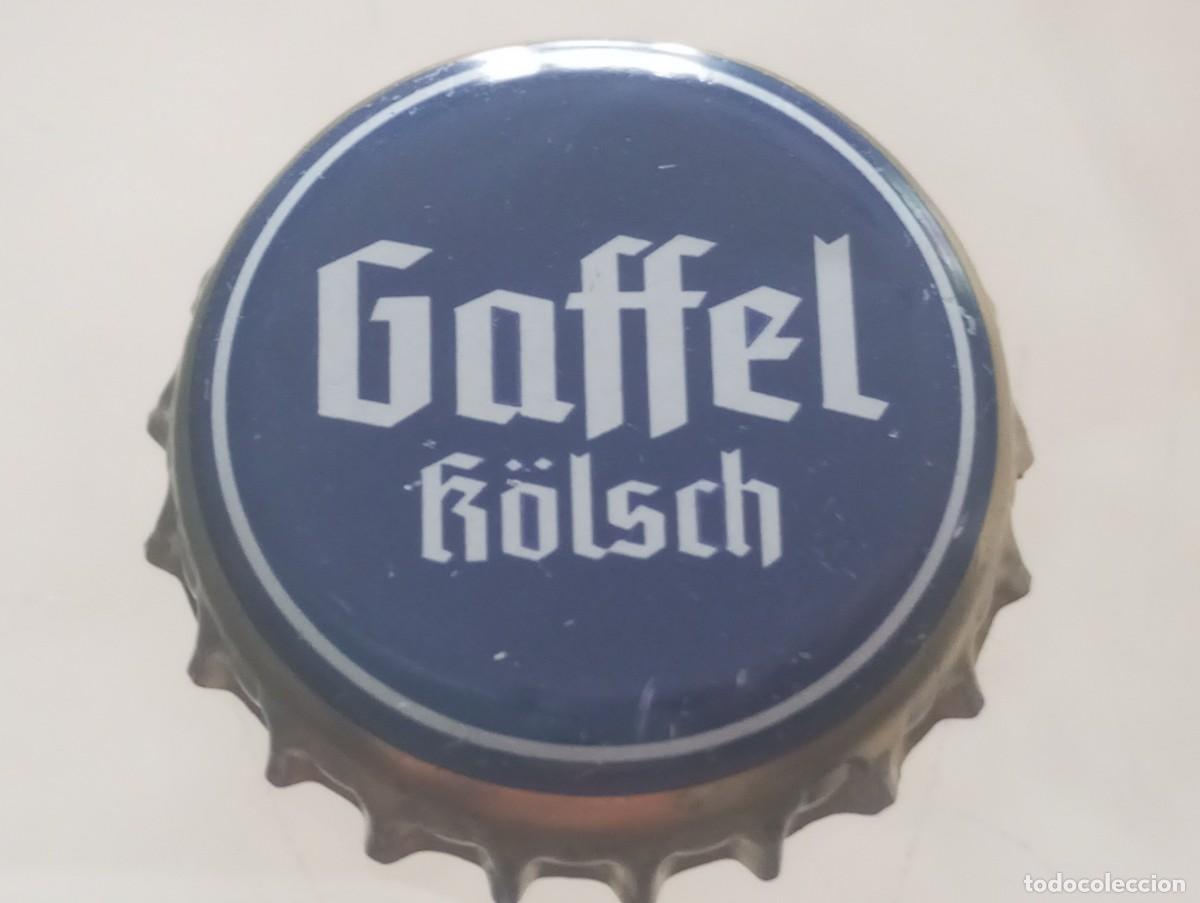 Coleccionismo de cervezas: Chapa tap&oacute;n corona de la cerveza alemana GAFFEL K&Ouml;LSCH