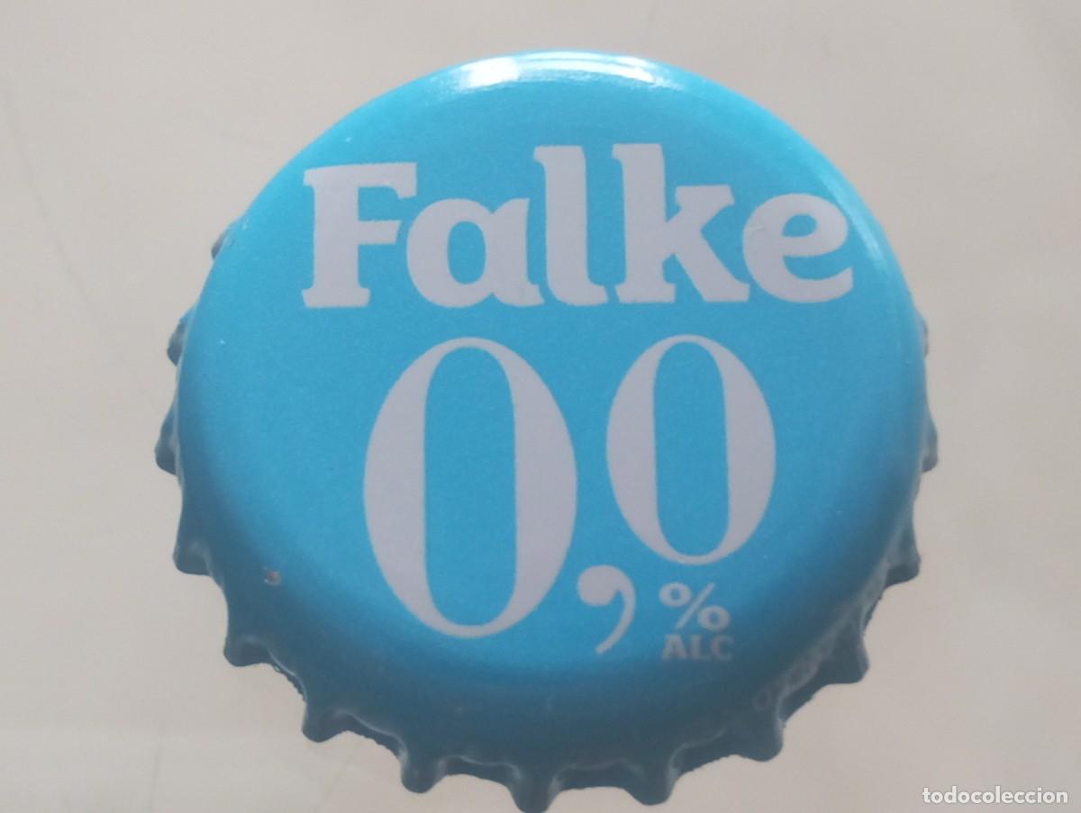 Coleccionismo de cervezas: Chapa tap&oacute;n corona de la cerveza espa&ntilde;ola FALKE 0,0%
