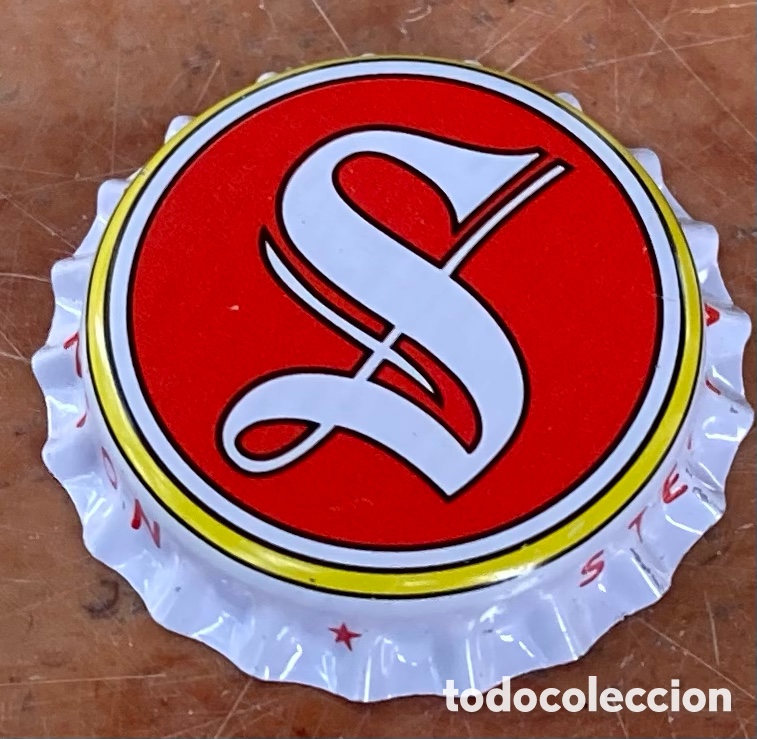 Coleccionismo de cervezas: TAP&Oacute;N CORONA BEER BOTTLE CAP CHAPA CERVEZA STEINLAGER/STEVENSON.NUEVA ZELANDA--LOTE N.3344--CARMANJO