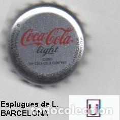 Coleccionismo de cervezas: chapa - refresco - ESPA&Ntilde;A - Coca Cola Light