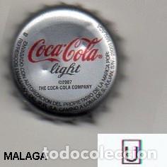 Coleccionismo de cervezas: chapa - refresco - ESPA&Ntilde;A - Coca Cola Light