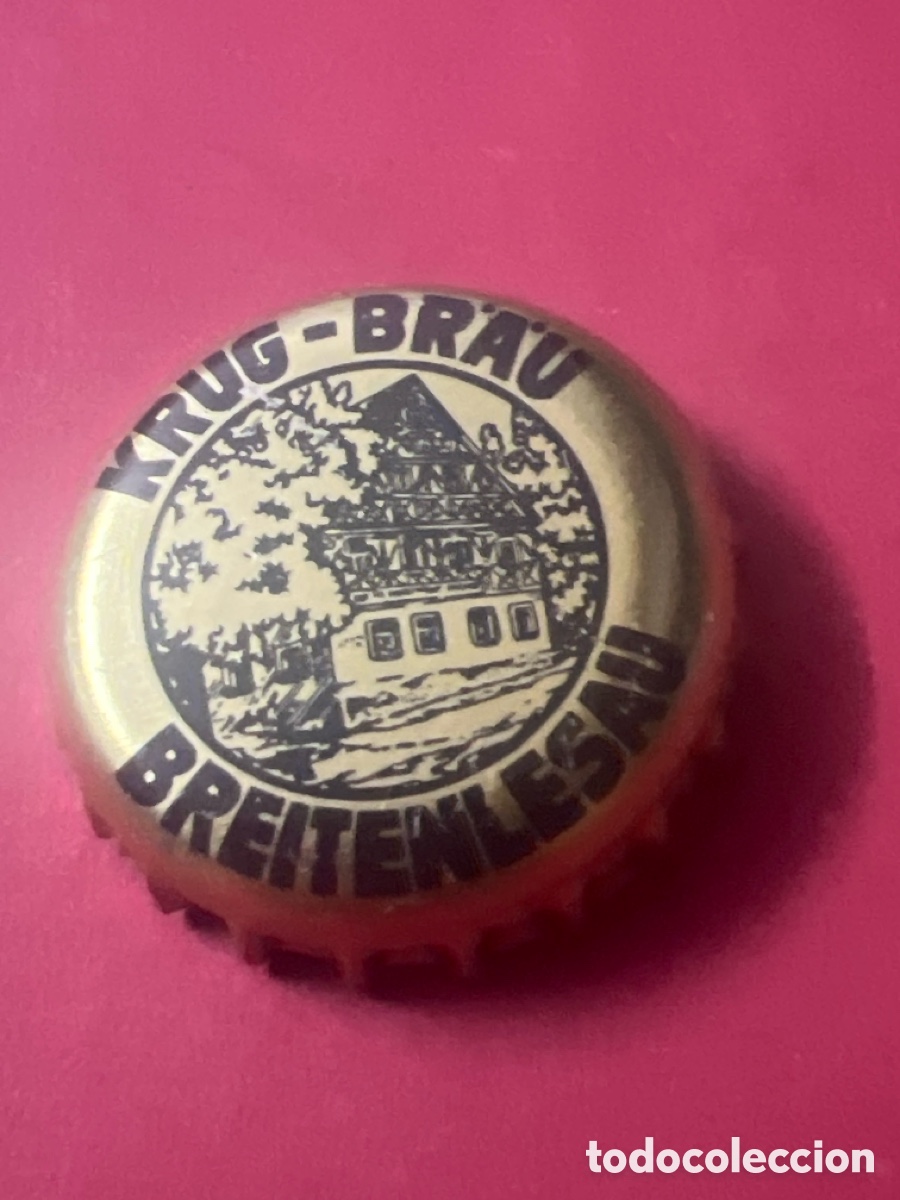 Coleccionismo de cervezas: T4/X138/F5. CHAPA CERVEZA - ALEMANIA - Krug-Br&auml;u Breitenlesau