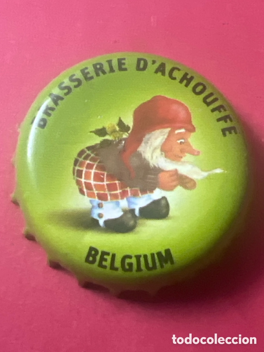Coleccionismo de cervezas: T4/X138/K2. CHAPA CERVEZA - B&Eacute;LGICA - BRASSERIE D&rsquo;ALCHOUFEE