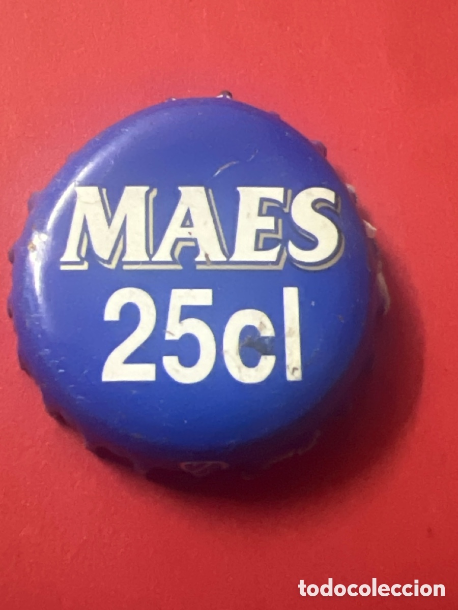 Coleccionismo de cervezas: T4/X138/N4. CHAPA CERVEZA - Maes 25cl - B&Eacute;LGICA