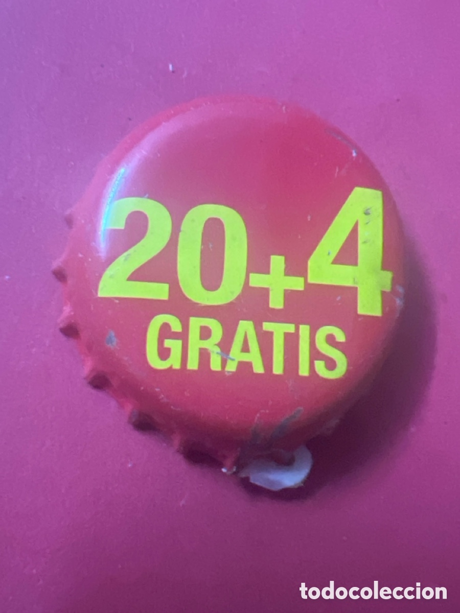 Coleccionismo de cervezas: T4/X138/N6. CHAPA CERVEZA - 20+4 gratis - B&Eacute;LGICA