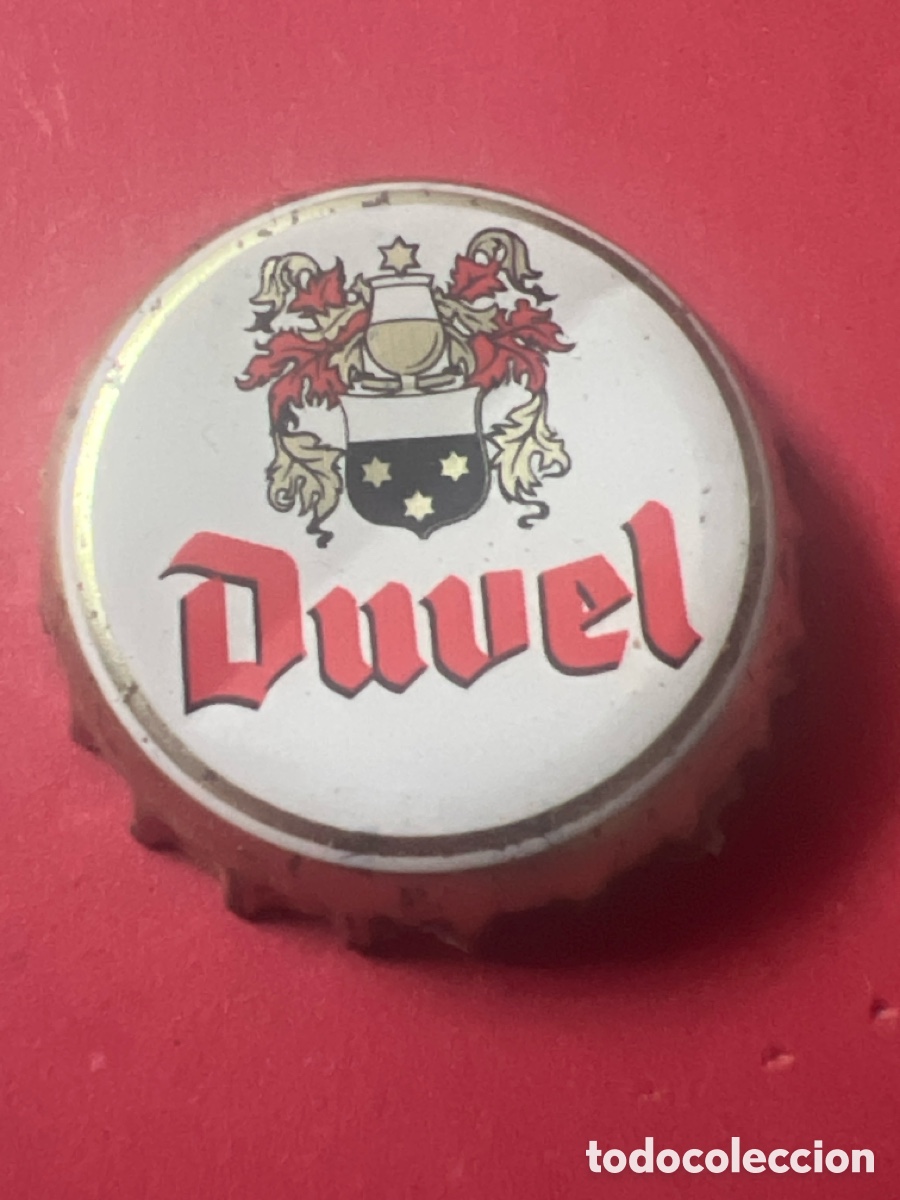 Coleccionismo de cervezas: T4/X138/P1. Chapa tap&oacute;n corona de la cerveza de B&eacute;lgica DUVEL