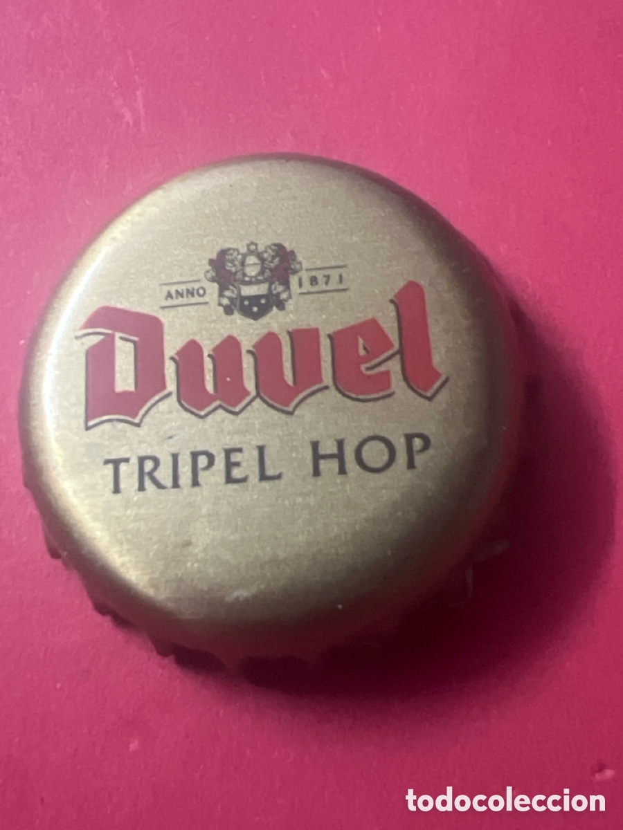 Coleccionismo de cervezas: T4/X138/P3. CHAPA CERVEZA - B&Eacute;LGICA - Duvel Tripel Hop Anno 1871