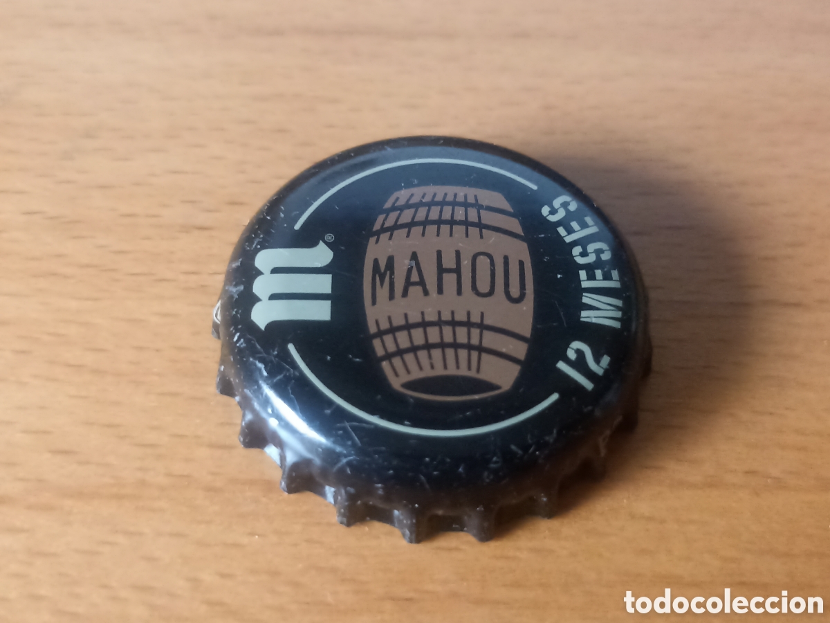 Coleccionismo de cervezas: Chapa cerveza Mahou Barrica 12 meses - Pedido m&iacute;nimo 3&euro;
