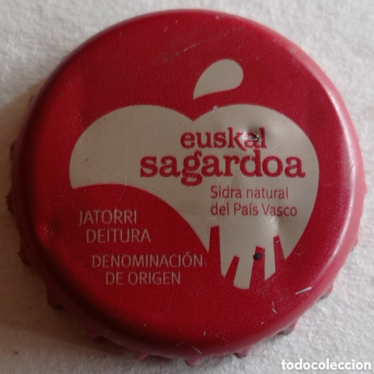 Coleccionismo de cervezas: TAPON CORONA EUSKADI SAGARDOA