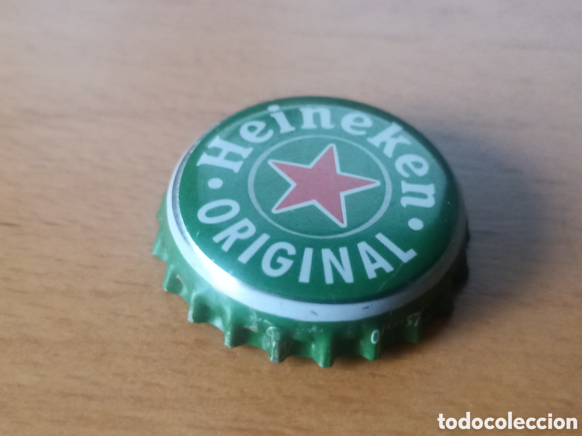 Coleccionismo de cervezas: Chapa cerveza Heineken Original - Pedido m&iacute;nimo 3&euro;