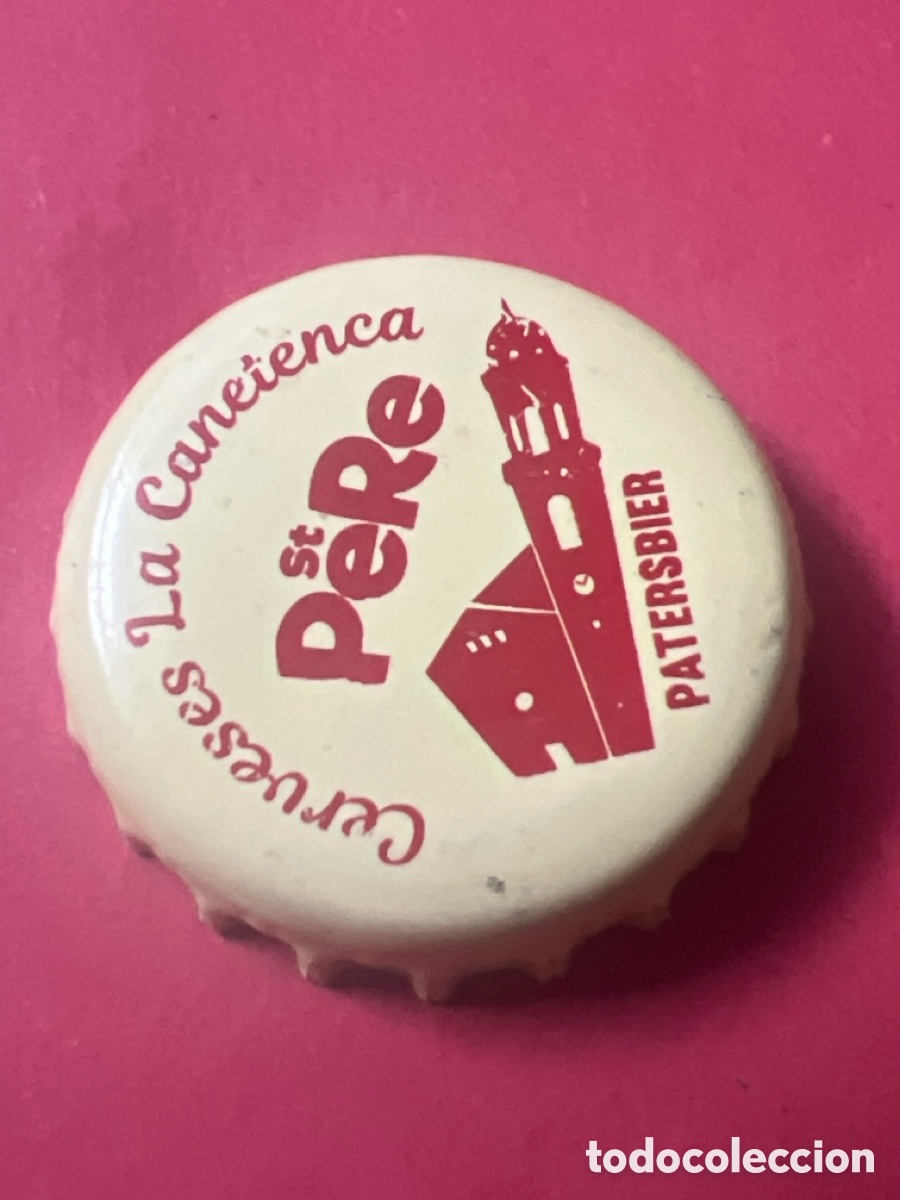 Coleccionismo de cervezas: T4/X137/B3. CHAPA CERVEZA - ESPA&Ntilde;A - Cerveses La Canetenca St Pere Patersbier