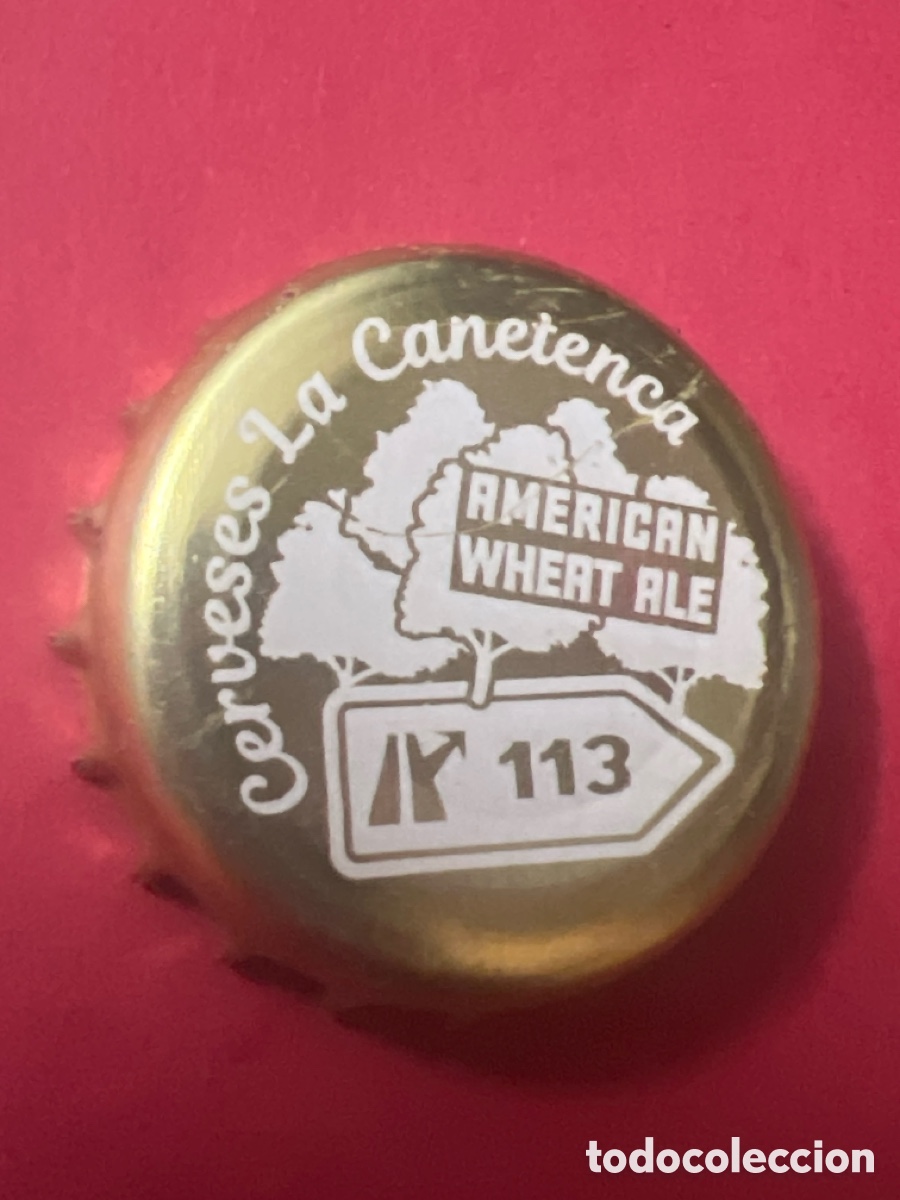 Coleccionismo de cervezas: T4/X137/C5. CHAPA CERVEZA - ESPA&Ntilde;A - Cerveses La Canetenca American wheat ale 113