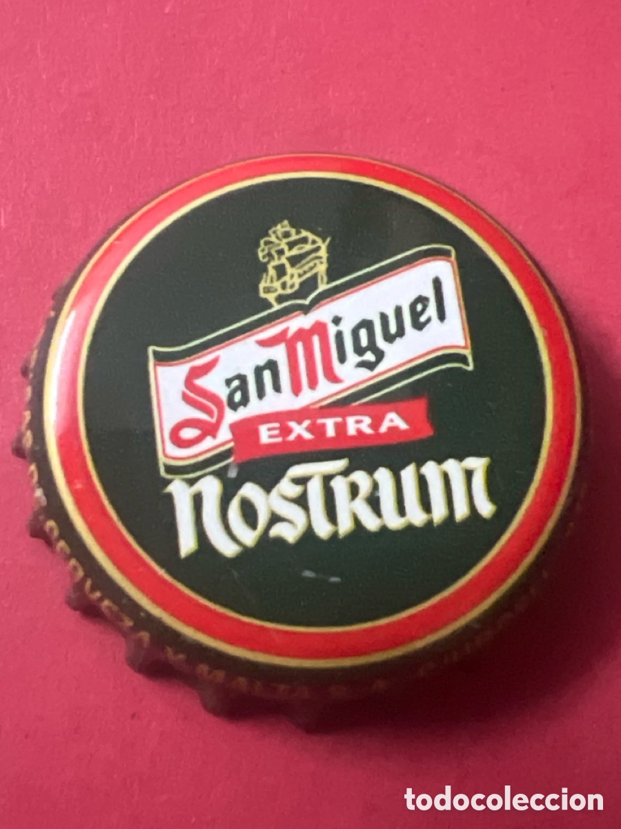 Coleccionismo de cervezas: T4/X137/D1. CHAPA CERVEZA - ESPA&Ntilde;A - San Miguel Nostrum Extra