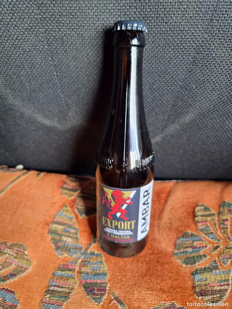 Coleccionismo de cervezas: BOTELLA CERVEZA VACIA AMBAR PEQUE&Ntilde;OS CERVECEROS
