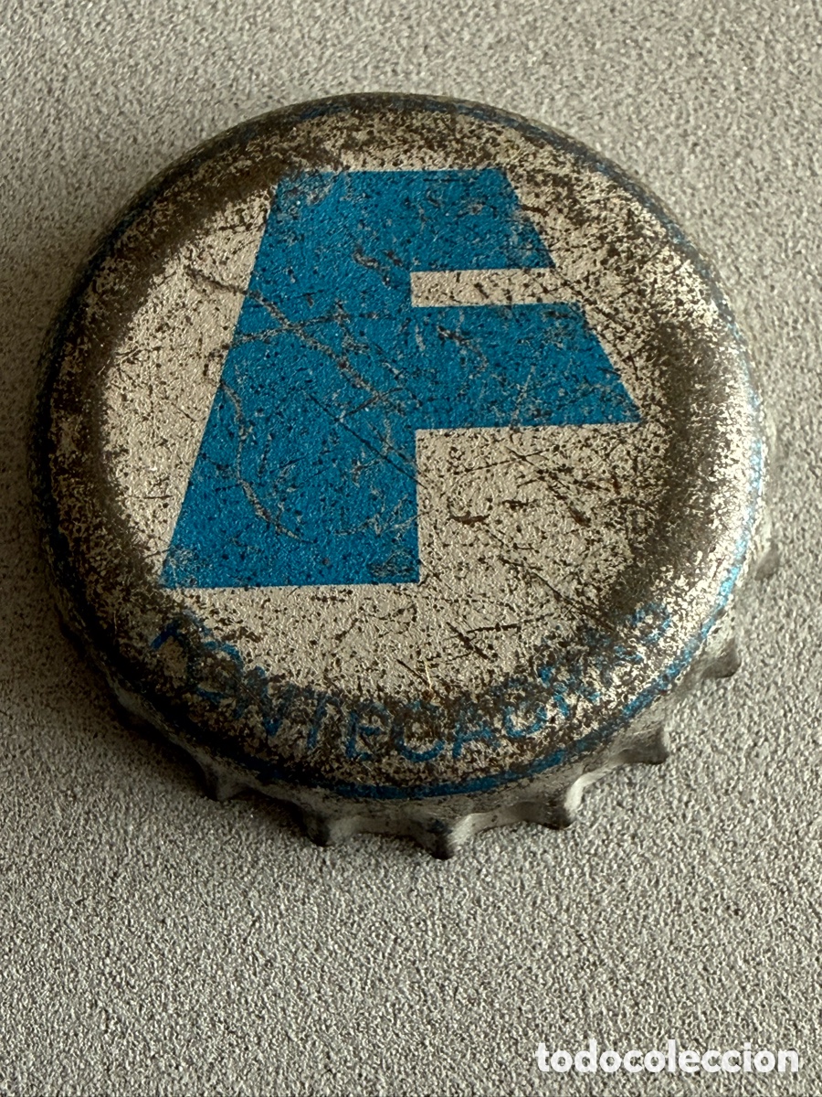 Coleccionismo de cervezas: Antigua Chapa. AGUA FONTECABRAS. Tap&oacute;n Corona