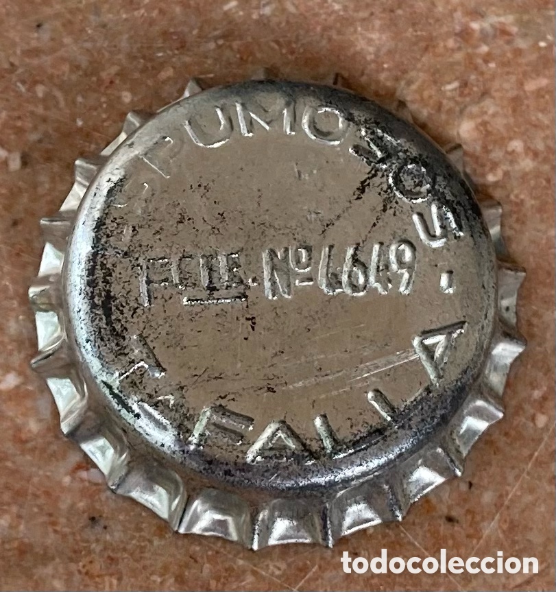 Coleccionismo de cervezas: TAP&Oacute;N CORONA REFRESCO SODA BOTTLE CAP CHAPA CORCHO ESPUMOSOS TAFALLA (1) --LOTE N. 2220--CARMANJO