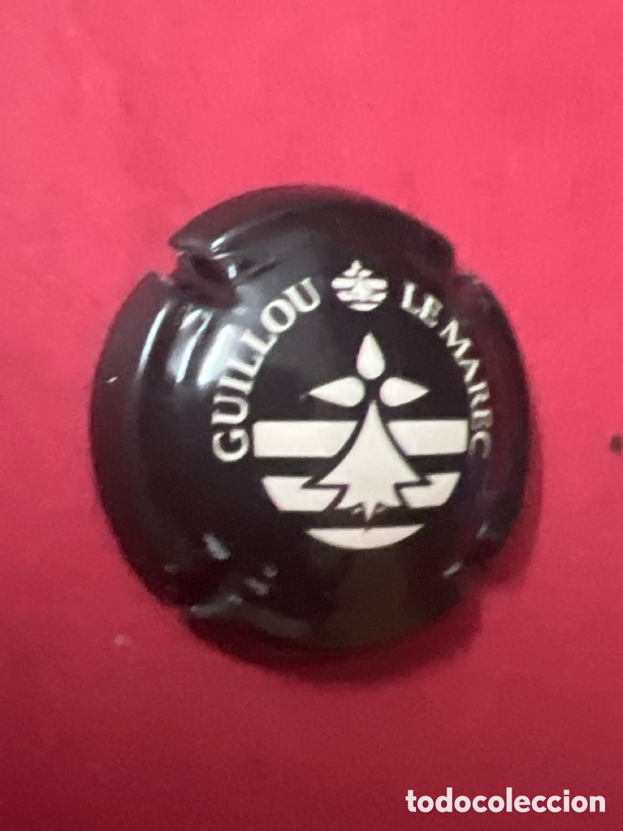 Coleccionismo de cervezas: J94. CHAPA CERVEZA -GUILLOU LE MAREC - 1/4.