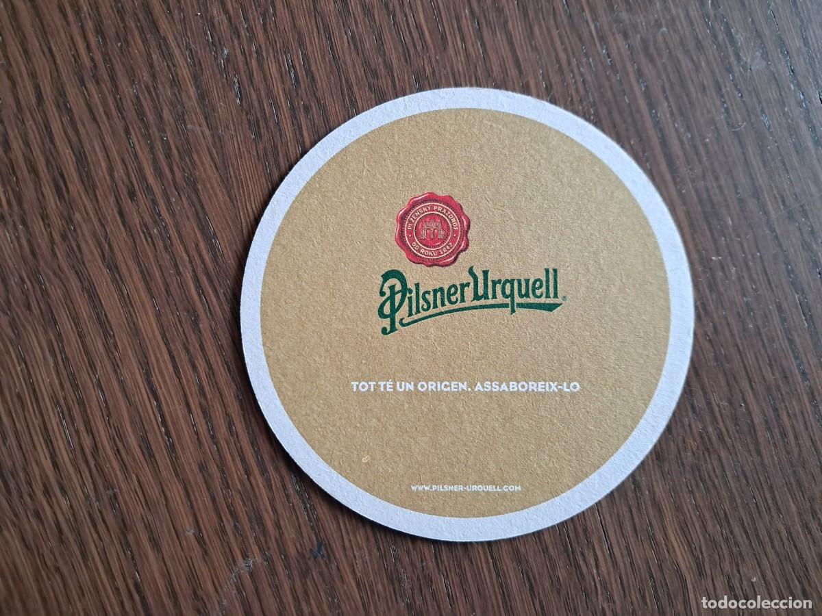 Coleccionismo de cervezas: posavasos de cerveza, pilsner urquell.