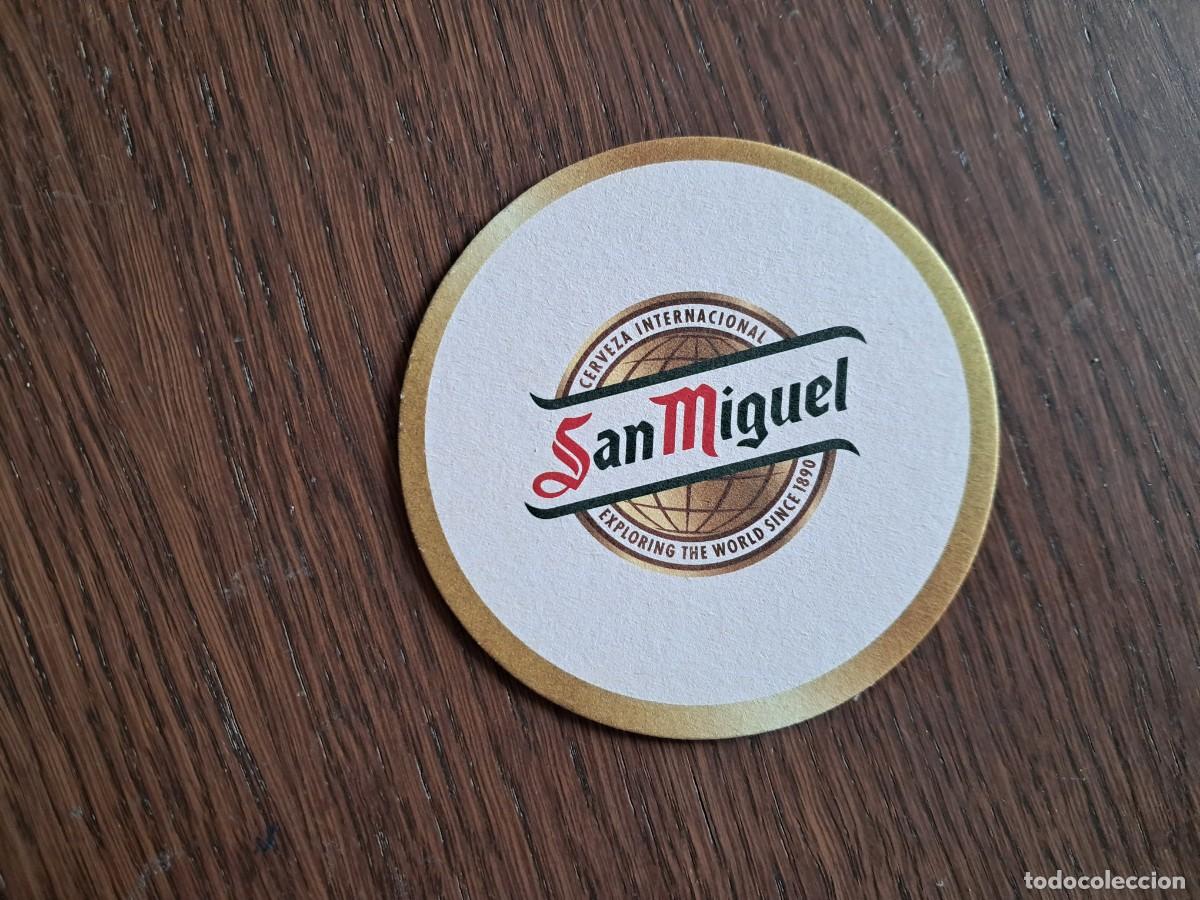 Coleccionismo de cervezas: posavasos de cerveza, San Miguel.
