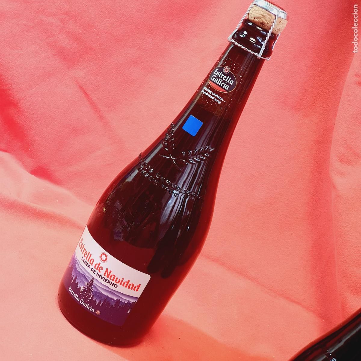 Coleccionismo de cervezas: BOTELLA CERVEZA-ESTRELLA DE NAVIDAD.(ESTRELLA GALICIA.)-LAGER DE INVIERNO-EDICI&Oacute;N LIMITADA 2020