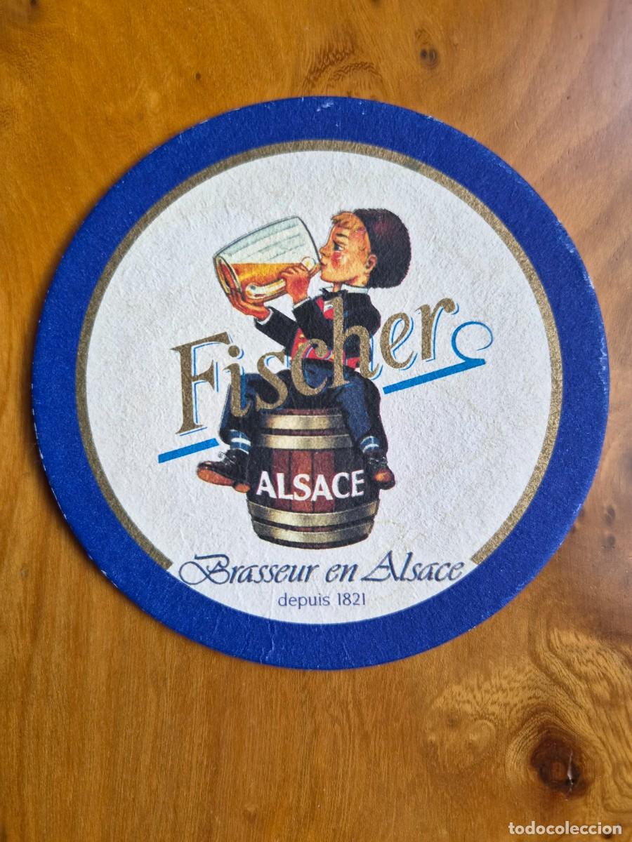 Coleccionismo de cervezas: POSAVASOS CERVEZA FISCHER ALSACIA