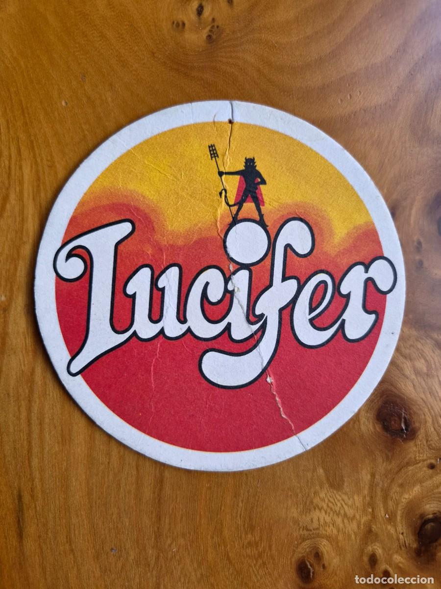Coleccionismo de cervezas: POSAVASOS CERVEZA LUCIFER - RIVA BLANCHE