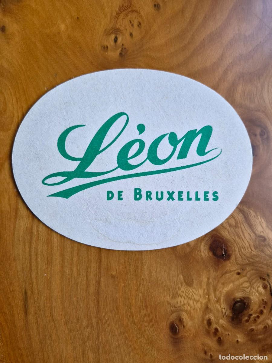 Coleccionismo de cervezas: POSAVASOS LEON DE BRUXELLES