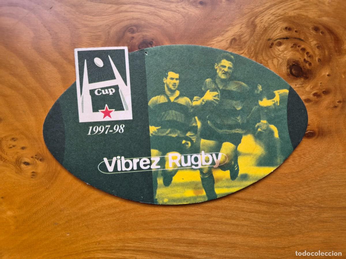 Coleccionismo de cervezas: POSAVASOS COPA RUGBY 1997 - 98