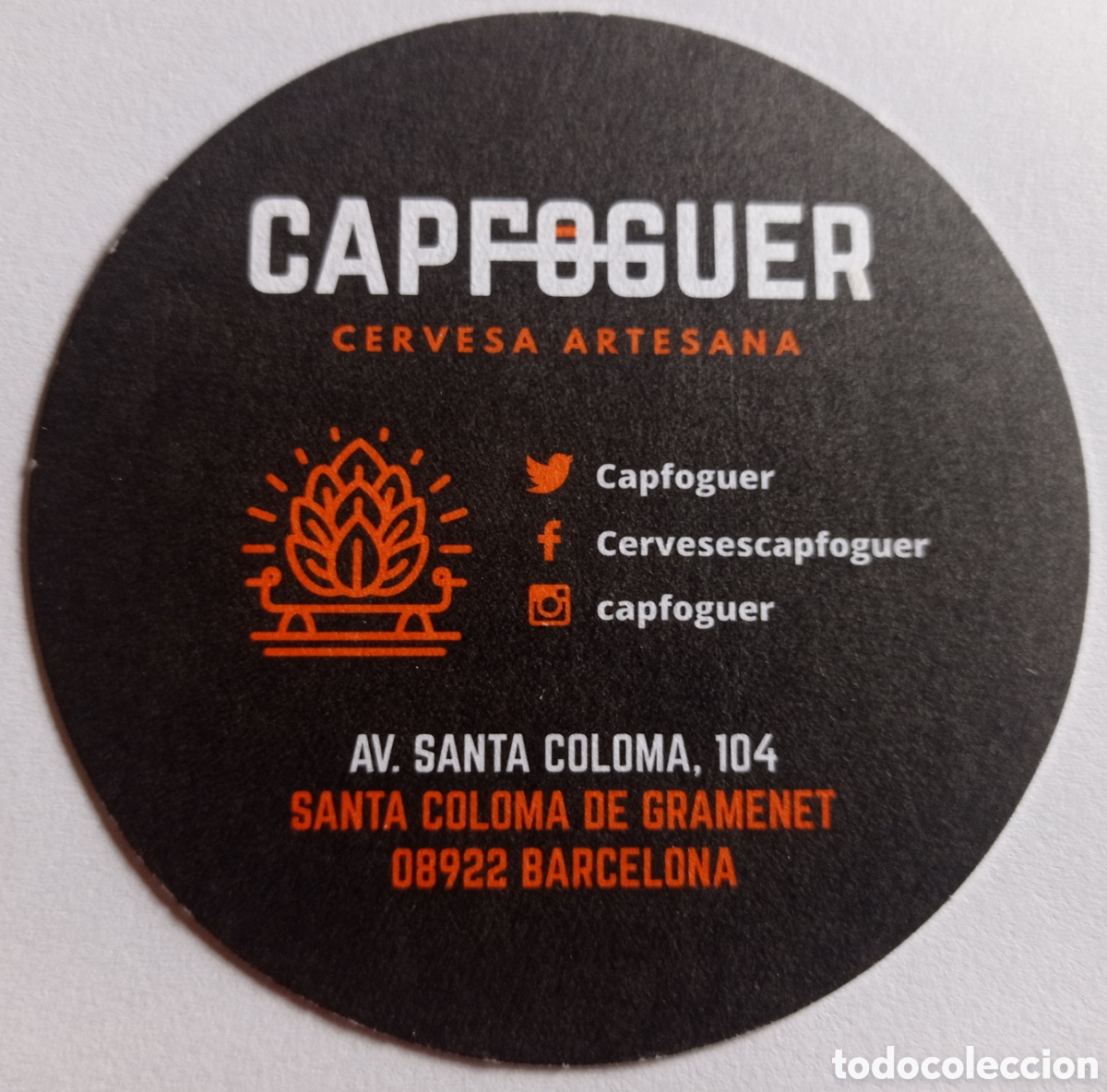 Coleccionismo de cervezas: POSAVASO CERVEZA ARTESANA