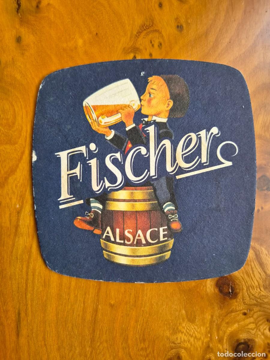 Coleccionismo de cervezas: POSAVASOS CERVEZA FISCHER ALSACIA
