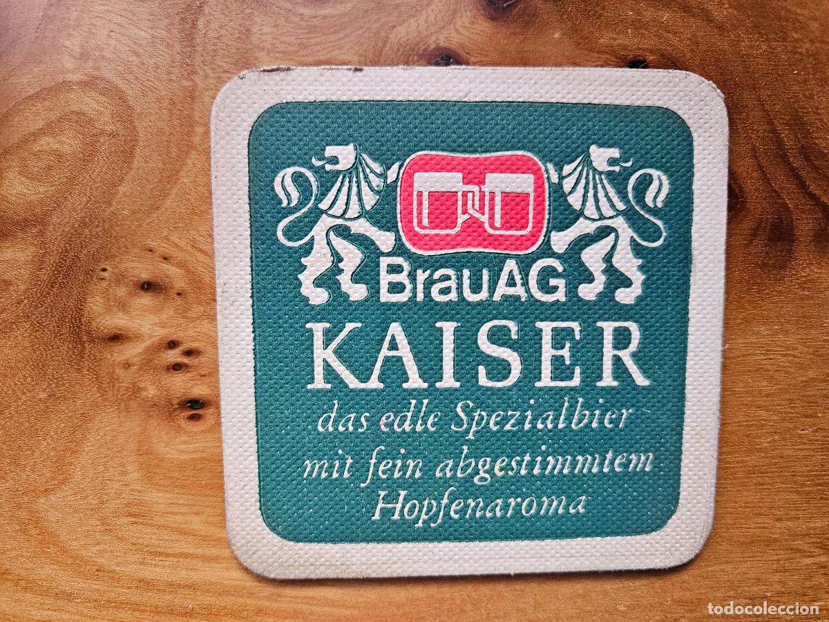 Coleccionismo de cervezas: POSAVASOS CERVEZA BRAUAG KAISER