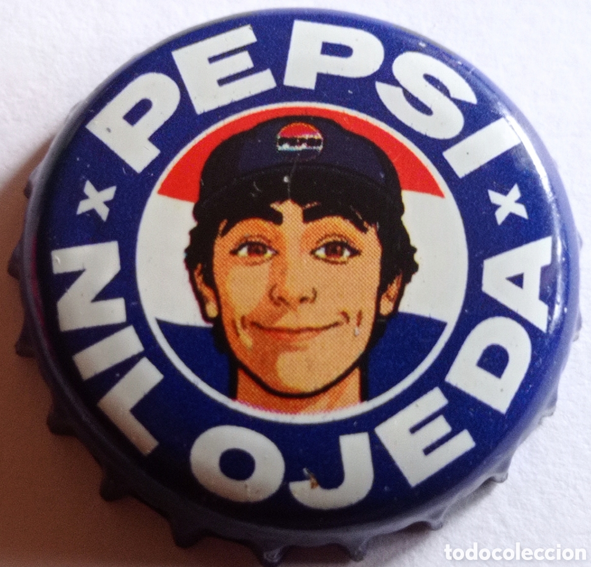 Coleccionismo de cervezas: TAP&Oacute;N CORONA PEPSI NIL OJEDA