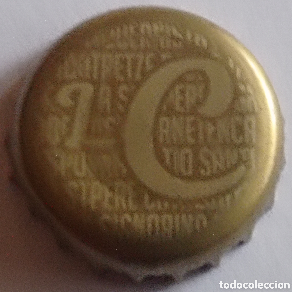 Coleccionismo de cervezas: TAP&Oacute;N CORONA CERVEZA ARTESANA
