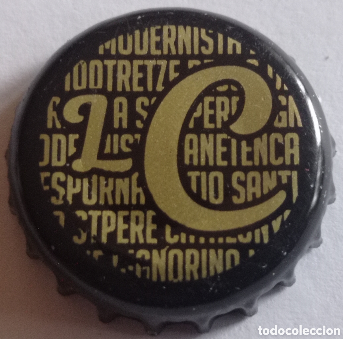 Coleccionismo de cervezas: TAP&Oacute;N CORONA CERVEZA ARTESANA