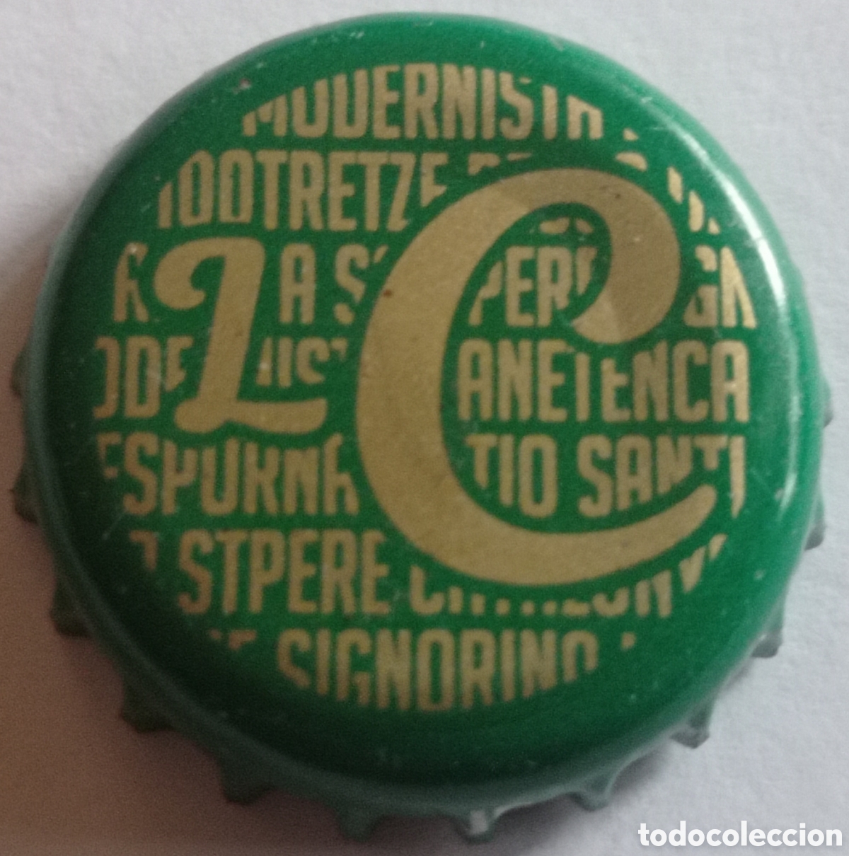 Coleccionismo de cervezas: TAP&Oacute;N CORONA CERVEZA ARTESANA