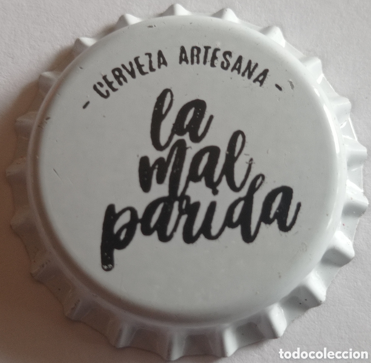 Coleccionismo de cervezas: TAP&Oacute;N CERVEZA ARTESANA LA MAL PARIDA