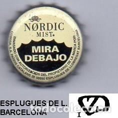 Coleccionismo de cervezas: chapa - t&oacute;nica - ESPA&Ntilde;A - Nordic Mist Tonic Water